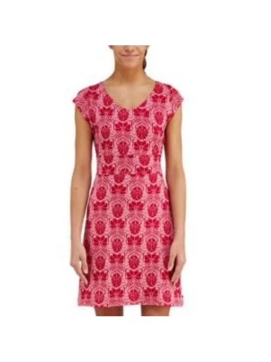 Merrell Flora Deco Cap-Sleeve Dress Fuschia M Activewear Athleisure - Picture 3 of 14